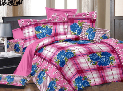 36% OFF on Zigma Collections Cotton Floral Double Bedsheet