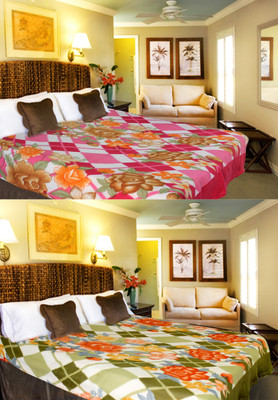 18% OFF on Christy's Collection Floral Double Top Sheet