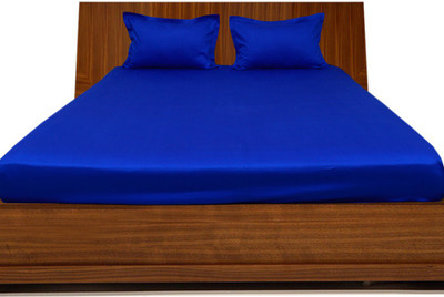 10% OFF on LNT Cotton Plain Single Bedsheet