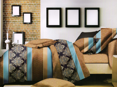 70% OFF on Rose Petal Polyester Damask Queen, Double Bedsheet