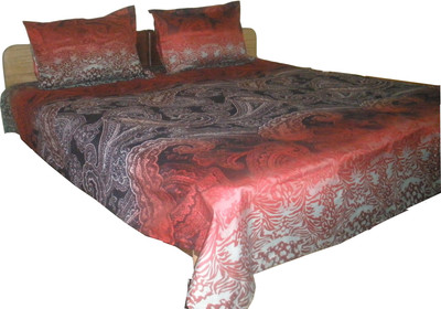20% OFF on Vgstore Polyester Abstract Double Bedsheet