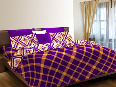 10% OFF on Stellar Home USA Cotton Printed Double Bedsheet 1 Bed Sheet, 2 Pillow Covers, Multi Colour 10% OFF on Stellar Home USA Cotton Printed Double Bedsheet 1 Bed Sheet, 2 Pillow Covers, Multi Colour