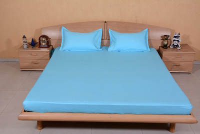 30% OFF on Ctm Textile Mills Satin Striped Double Bedsheet