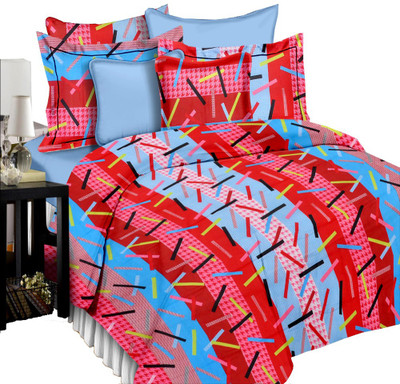 11% OFF on Shop Avenue Cotton Printed Queen Bedsheet
