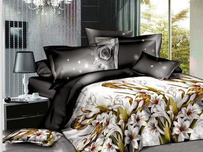 59% OFF on Silver Thread Polycotton Floral Double Bedsheet 59% OFF on Silver Thread Polycotton Floral Double Bedsheet