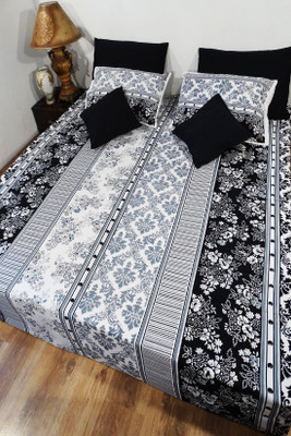 61% OFF on Heritagefabs Cotton Printed Double Bedsheet