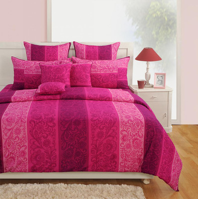 25% OFF on Swayam Cotton Floral Double Bedsheet