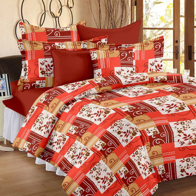 70% OFF on Ahmedabad Cotton Cotton Floral Single Bedsheet 1 Single Bedsheet & 1 Pillow Cover, Red 70% OFF on Ahmedabad Cotton Cotton Floral Single Bedsheet 1 Single Bedsheet & 1 Pillow Cover, Red