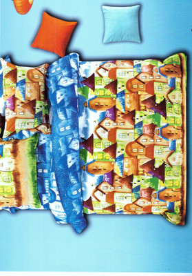 55% OFF on Natraj Polycotton Abstract Double Bedsheet