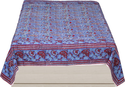 14% OFF on Rama Cotton Floral Single Bedsheet