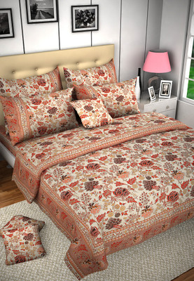 19% OFF on Shilpi Cotton Floral Double Bedsheet Multicolor 19% OFF on Shilpi Cotton Floral Double Bedsheet Multicolor