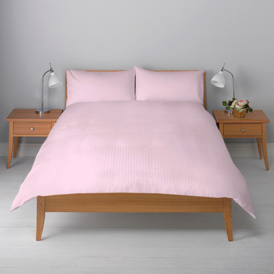 16% OFF on Misr Cotton Striped Double Bedsheet