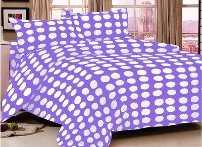 70% OFF on Ahmedabad Cotton Cotton Polka Double Bedsheet 1 Double Bedsheet, 2 Pillow Covers, Purple 70% OFF on Ahmedabad Cotton Cotton Polka Double Bedsheet 1 Double Bedsheet, 2 Pillow Covers, Purple