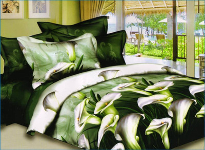 32% OFF on Skap Cotton Floral Double Bedsheet