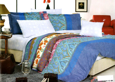 4% OFF on Skilin Cotton Printed Double Bedsheet
