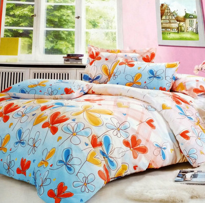 36% OFF on Phm Polycotton Floral Double Bedsheet