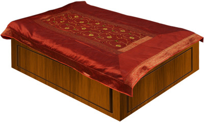 67% OFF on Soundarya Polyester Silk Blend Abstract Single Bedsheet 67% OFF on Soundarya Polyester Silk Blend Abstract Single Bedsheet