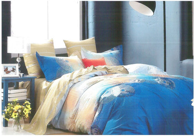 22% OFF on Ross Luxury Living Cotton Graphic Double King Bedsheet