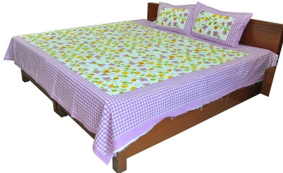 79% OFF on Shop Rajasthan Cotton Floral Double Bedsheet