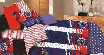 64% OFF on Wrap Polyester Abstract Double Bedsheet