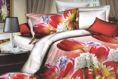 55% OFF on Aarco Polycotton Floral Double Bedsheet