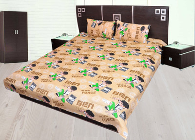 50% OFF on JBG Home Store Cotton Printed Double Bedsheet