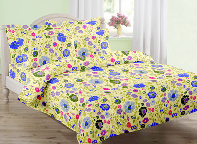 16% OFF on Qubz Cotton Printed Single Bedsheet 16% OFF on Qubz Cotton Printed Single Bedsheet