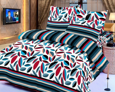 17% OFF on Zigma Collections Cotton Printed Double Bedsheet