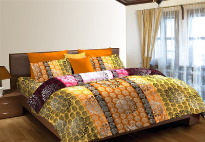 10% OFF on Stellar Home USA Cotton Printed Double Bedsheet 1 Bed Sheet, 2 Pillow Covers, Multi Colour 10% OFF on Stellar Home USA Cotton Printed Double Bedsheet 1 Bed Sheet, 2 Pillow Covers, Multi Colour