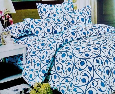 50% OFF on Tjar Polyester Self Design Double Bedsheet