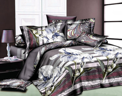 66% OFF on Silver Thread Polycotton Floral Double Bedsheet 66% OFF on Silver Thread Polycotton Floral Double Bedsheet