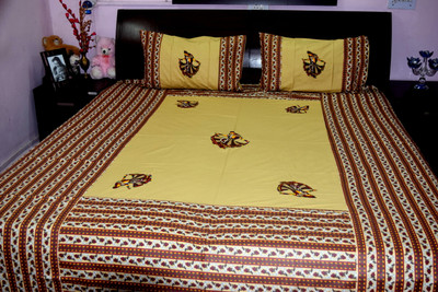 46% OFF on Rajasthani Decor Cotton Printed Double King Bedsheet 46% OFF on Rajasthani Decor Cotton Printed Double King Bedsheet