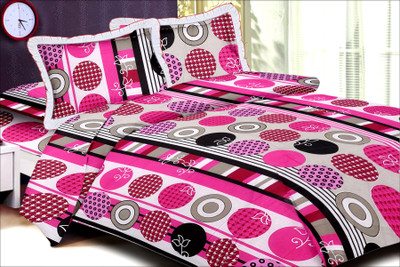 55% OFF on Fashigo Cotton Polka Double Bedsheet 1 Bedsheet, 2 Pillow Covers, Pink 55% OFF on Fashigo Cotton Polka Double Bedsheet 1 Bedsheet, 2 Pillow Covers, Pink