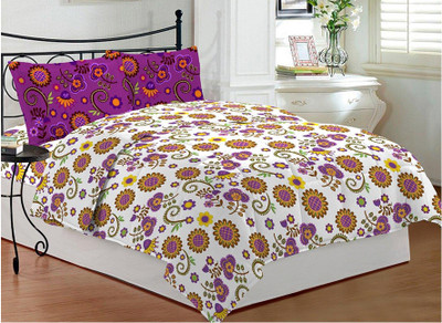 Bombay Dyeing Polycotton Printed Double Bedsheet