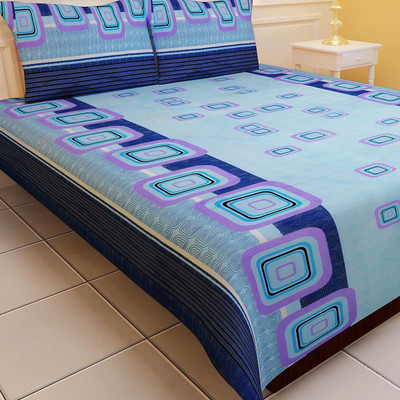 63% OFF on Shopgrab Polycotton Floral Double Bedsheet