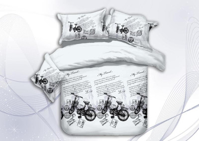 68% OFF on Fabloom Polycotton Graphic Double King Bedsheet