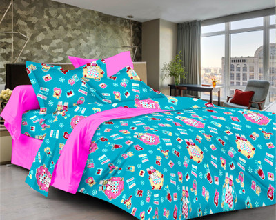 71% OFF on Ahmedabad Cotton Cotton Printed Single Bedsheet 1 Single Bedsheet & 1 Pillow Cover, Blue, Pink 71% OFF on Ahmedabad Cotton Cotton Printed Single Bedsheet 1 Single Bedsheet & 1 Pillow Cover, Blue, Pink