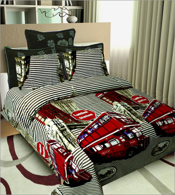 58% OFF on Shopgrab Cotton Printed Double Bedsheet
