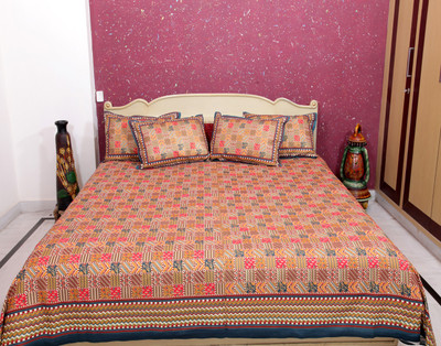 16% OFF on Snehkriti Cotton Printed Double Bedsheet
