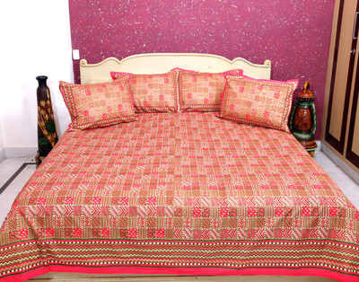 16% OFF on Snehkriti Cotton Printed Double Bedsheet