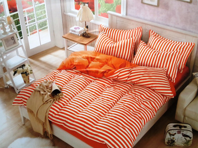 55% OFF on Reliable Polycotton Striped Double Bedsheet