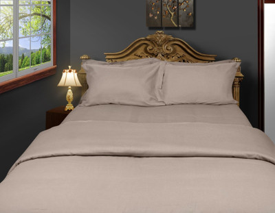 40% OFF on Just Linen Cotton Solid Large Bedsheet 1 Double Flat Sheet, 2 Regular Size Pillow Covers, Pink