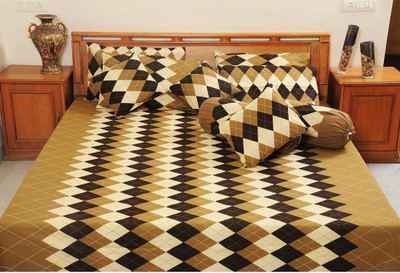 53% OFF on Heritagefabs Cotton Printed Double Bedsheet 1 Bedsheet, 2 Pillow Covers, Brown 53% OFF on Heritagefabs Cotton Printed Double Bedsheet 1 Bedsheet, 2 Pillow Covers, Brown