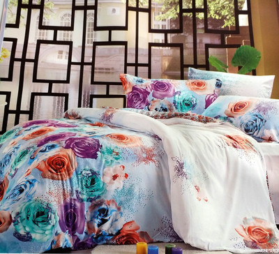 36% OFF on Phm Polycotton Floral Double Bedsheet