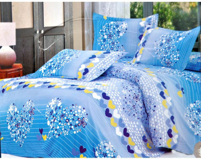 32% OFF on PHM Polycotton Printed Double Bedsheet