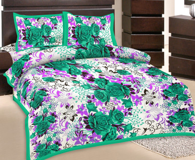 42% OFF on Rangasthali Cotton Printed Double Bedsheet