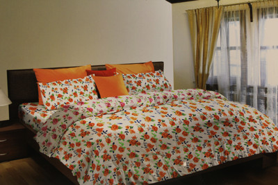 1% OFF on Portico Westa Cotton Floral Double Bedsheet