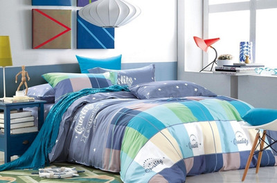 50% OFF on Silver Thread Cotton Striped King Bedsheet