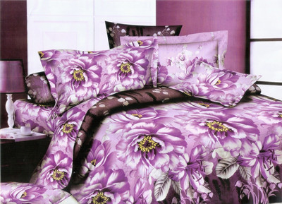 28% OFF on Leocapult Polycotton Floral Double Bedsheet