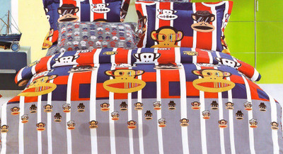 53% OFF on Wrap Cotton Printed Single Bedsheet